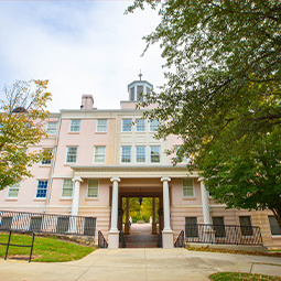 east quad facing toward the courtyard