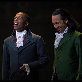 Leslie Odom Jr. and Lin-Manuel Miranda